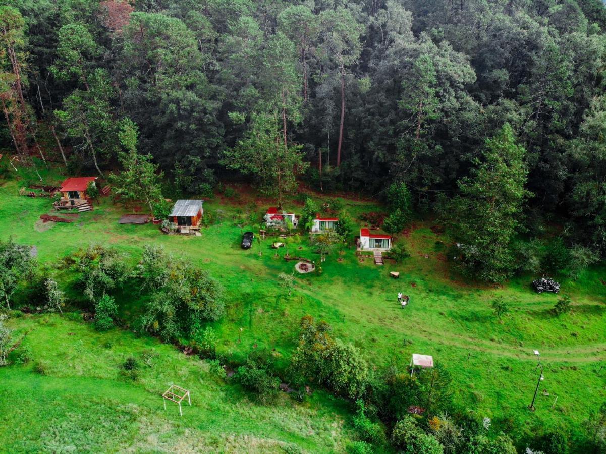 Romanticas Cabanas En Bosque Acaxochitlan Exterior photo